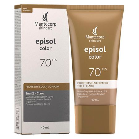 Protetor Solar com Cor FPS70 Mantecorp Skincare – Episol 2
